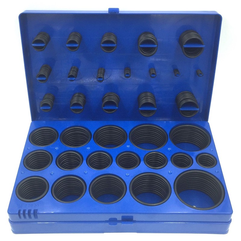 BRUFER 685153 O-Ring Assortment, 419-Piece Metric Set with Case