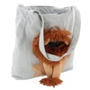 Pet Canvas Bag Cute Lion Shaped Multi Purpose Portable Pet
