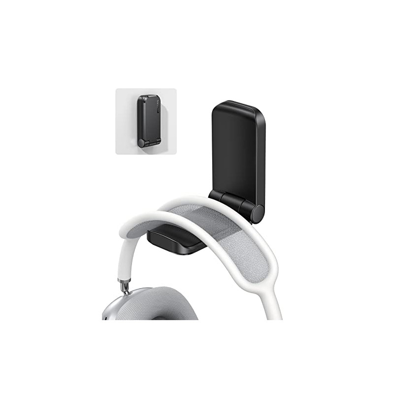Lamicall Under Desk Headphone Stand - Adhesive Headset Holder Hook