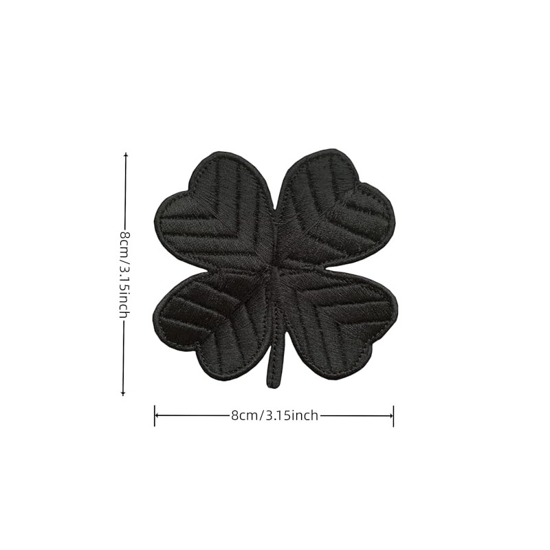 Irish 4 Leaf Clover Patch - Funny Die Cut Embroidered