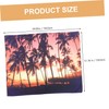 COHEALI 1Set Creative Seaside Landscape Tapestry Beach Coconut Tree Wall