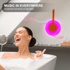 Xinborry Bluetooth Shower Speaker,IPX7 Waterproof Speaker with Dynamic LED Light,Portable