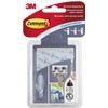 Command 17200 CLR PACK OF 16 Strips (Plastic) Transparent