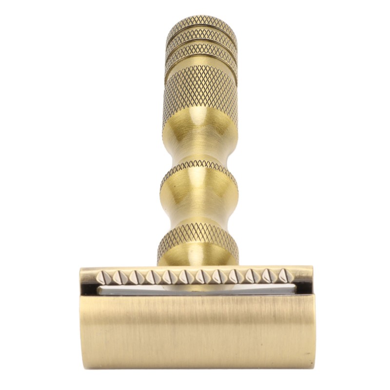 Manual Beard Trimmer Double Edge Replaceable Blades Prevent Slip Safe