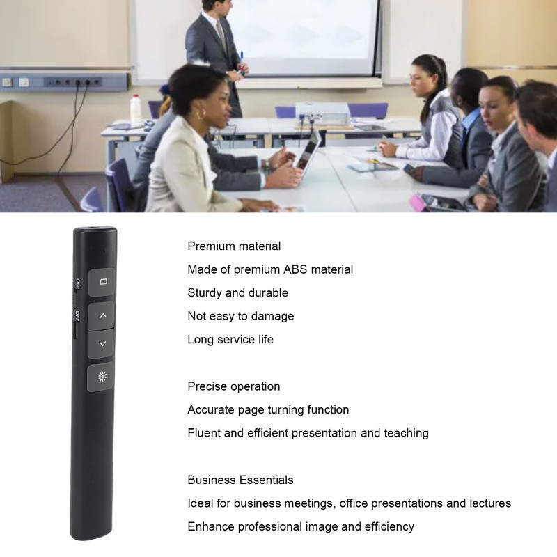 Presentation Clicker Multifunction Accurate High Sensitivity Wireless Charging PPT Page