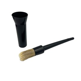 Hoof Oil Container Hoof Brush with Cap for Horses Hoof Care (Black Small)