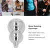 Gourd Shaped Metal Rotating Top Toy Aluminum Alloy Anxiety Reducer