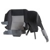 Driver Side Bottom Replacement Cloth Seat Cover Ebony Black/Med Flint