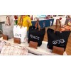Peace Love World Inspirational Folding Tote Bag - Choose Style