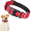Dog Collar, Reflective Adjustable Basic Dog Collar with Soft Neoprene