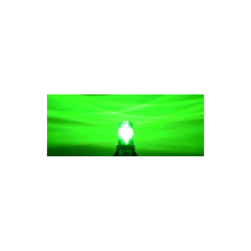 B125WS 12V AC DC 25W GREEN STEADY-ON LIGHT BEACON EMERGENCY