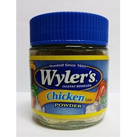 Wyler's Chicken Flavored Powder Instant Bouillon, Contains Artificial Flavors, 3.75 Ounces (Pack Of 8)