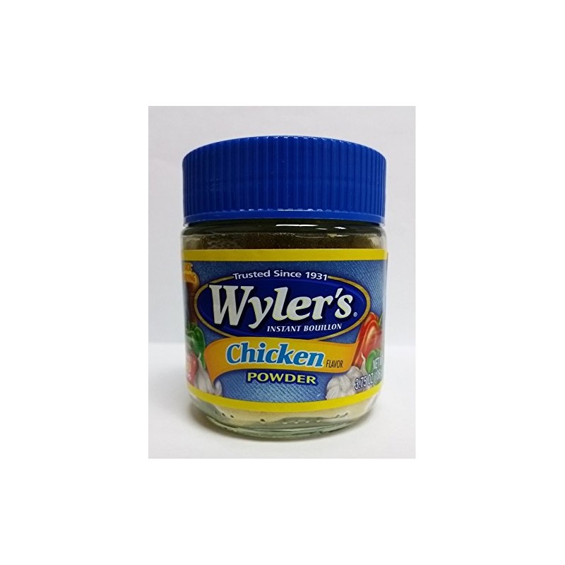 Wyler's Chicken Flavored Powder Instant Bouillon, Contains Artificial Flavors, 3.75