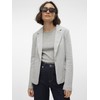 VERO MODA VMJULIA Women’s Long-Sleeved Blazer, JRS NOOS 10154123, Grey