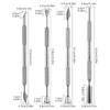 KADS Upgraded Dual-Ended Stainless Steel Nail Cuticle Pusher and Cleaner