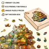 AEEKDOOK Wooden Puzzles for Adults - 100 Pieces Animal Ark