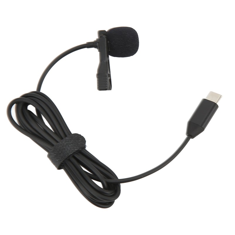 Wireless Lavalier Microphone ‑34dB Metal Lapel Mic for Insta360 ONE