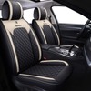 Aierxuan Front Seat Covers for Cars Leather Waterproof Universal Fit