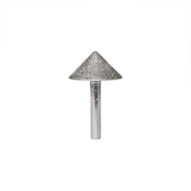 Lotatheta Tapered Drill Bit Chamfer Cutter Countersink Diamond Grinding Hole Tool 30mm Dia 90 Degree 8mm Shank For Ceramic Glass Marble Wood