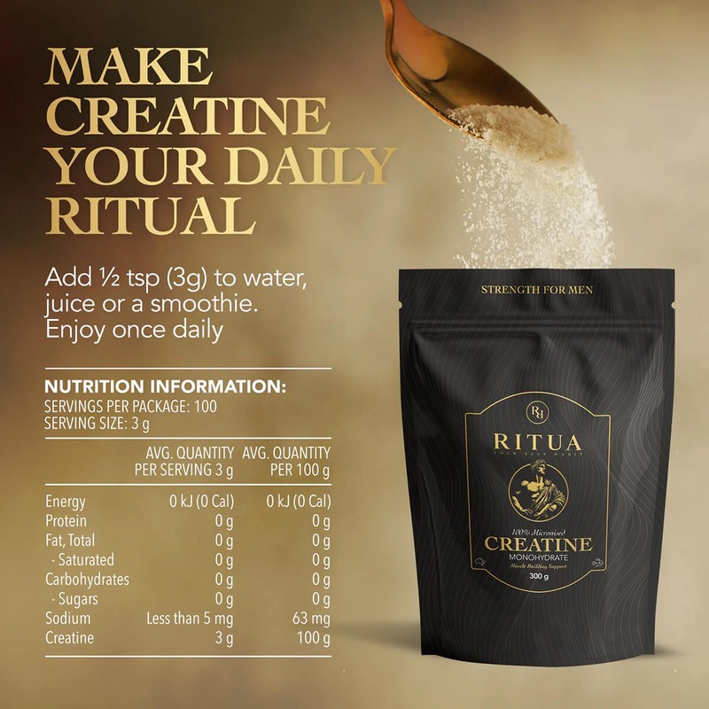 Ritua Creatine Monohydrate - Strength for Men, 1kg