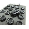 RAYS 74020001116BK Duralumin Lock & Nut Set L32 for 4H