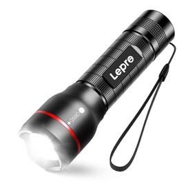 Lepro Lepro LED Taschenlampe, LE2000 Extrem Hell Klein Taschenlampen Batteriebetrieben mit 5 Modi, Zoombare Camping Handlampe, wasserdichte praktische Flashlight fr Outdoor, Wandern, Angeln, Gassigehen