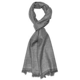 Lorenzo Cana Men's Scarf 100% Cashmere 30 cm x 180 cm Grey Anthracite Light Grey Fluffy Lightweight Cashmere Scarf Cashmere Scarf Winter Scarf Men's Scarf 783158811, Anthracite light grey