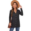GRECERELLE Women's Long, Elegant, Lightweight V-Neck Cardigan with Pockets and