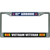 82nd Airborne Vietnam Veteran Chrome License Plate Frame