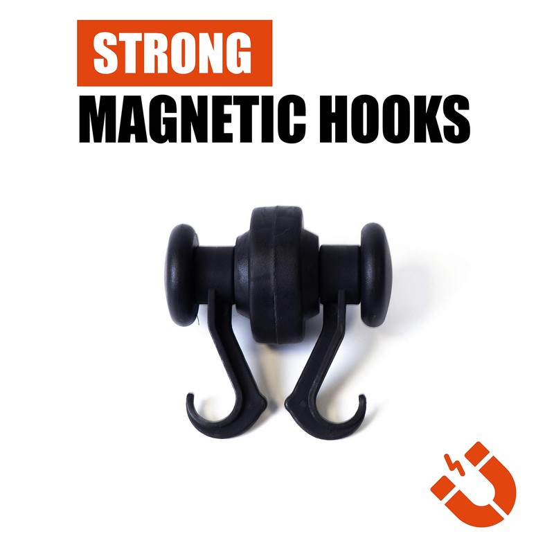 PATBOARD Strong Magnetic Hooks - Set of 2 - Powerful
