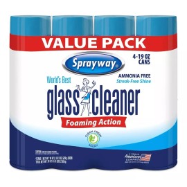 Sprayway Limpiador De Vidrios Sprayway (4pz De 539g)