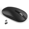cimetech Kabellose Maus 2.4GHz Leise Funkmaus Ergonomisch mit USB-Empfänger 3