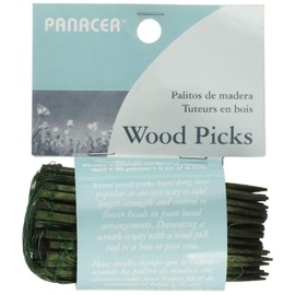 Panacea Products 60043 - Juego de 90 púas Florales de 7,6 cm, Color Verde