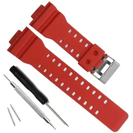 Tyogeephy Natural Resin Replacement Bracelet for Casio Men's G-Shock GD120/GA-100/GA-110/GA-100C