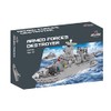 Apostrophe Games Navy Destroyer Building Block Set - 528 Pieces