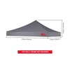 MASTERCANOPY Replacement Pop Up Canopy Top (10x10, Gray)