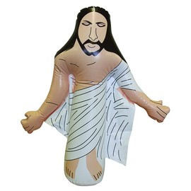 Diabolical Inflatable Jesus - funny Christmas secret Santa gifts for Him/Her religious gifts party festival Easter Gifts Christian gifts