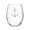 Anchor Stemless 21 oz Wine Glass - Set of 4