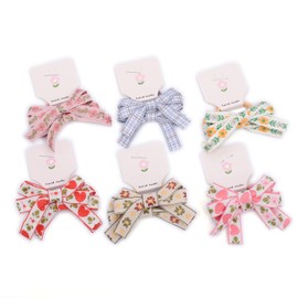 Bianhuan Hair Rubber for Children, Ribbon, Hair Accessories, Kids, Hair Clip, Stylish, Set of 12, Colorful, School Entrance, Celebration, Birthday Gift