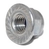 Gleitmo Flange Nuts M10 6 Pieces Self-Locking with Locking Toothing