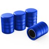 HZJD Tire Valve Stem Caps, Blue(4 Pack)