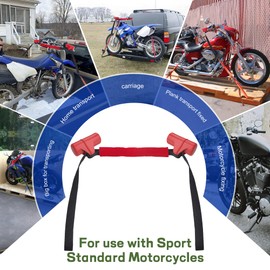 Handlebars Straps for 32" Handlebars, Compatible with 32505 Black Bar-Harness II Easily Adjustable to Maintain Vehicle Stability and Safety During Transportation, Red