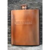 W&P MAS-FLASK Copper Pocket Hip Flask, Leakproof, Stainless Steel, Travel