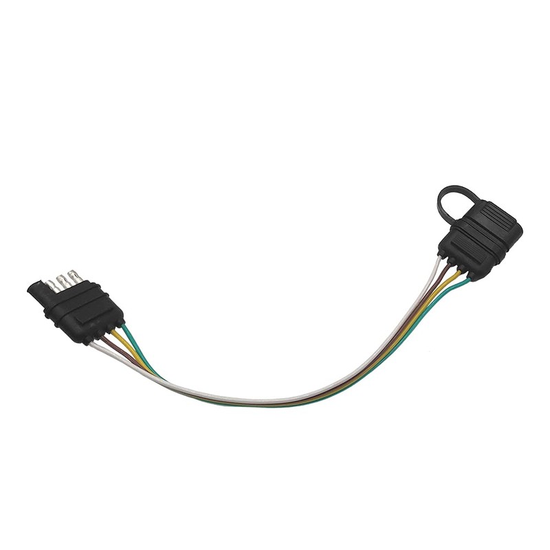 4 Pin Flat Trailer Connector 1 Ft 4-Way Flat Trailer