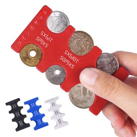 ARREBOL Coin Holder, Coin Pocket, Portable Coin Holder, Coin Storage, Can Classify Coin Storage, Can Store Coins 2,830 JPY (Total 29 Sheets), Lightweight, Compact, Can Be Accessed With One Hand,