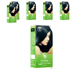 TS Good dyeing, No. 3 natural black, 6 pcs / TS 착한염색, 3호 자연흑색, 6개