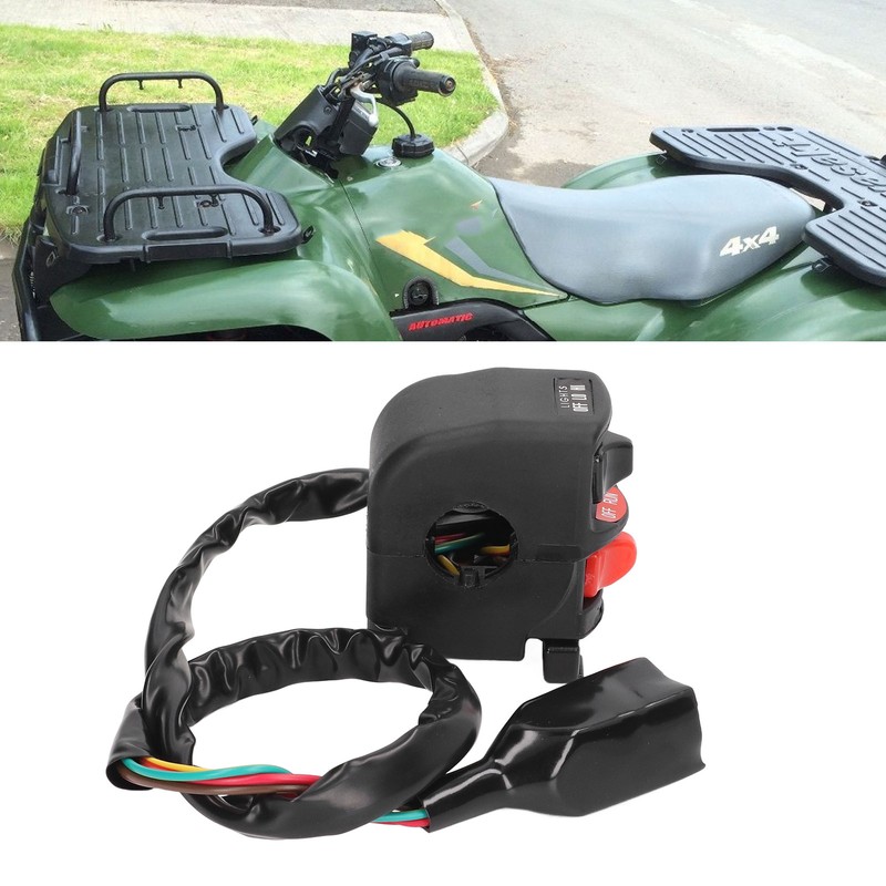 Motorcycle Handlebar Switch 46091‑1462 Headlight Shift Replacement for Bayou Lakota