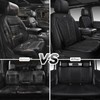 CAR PASS Leather Oxford Car Seat Covers Full Set,Waterproof Seat