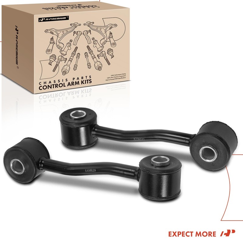 A-Premium - 2 eslabones de barra estabilizadora delanteros compatibles con