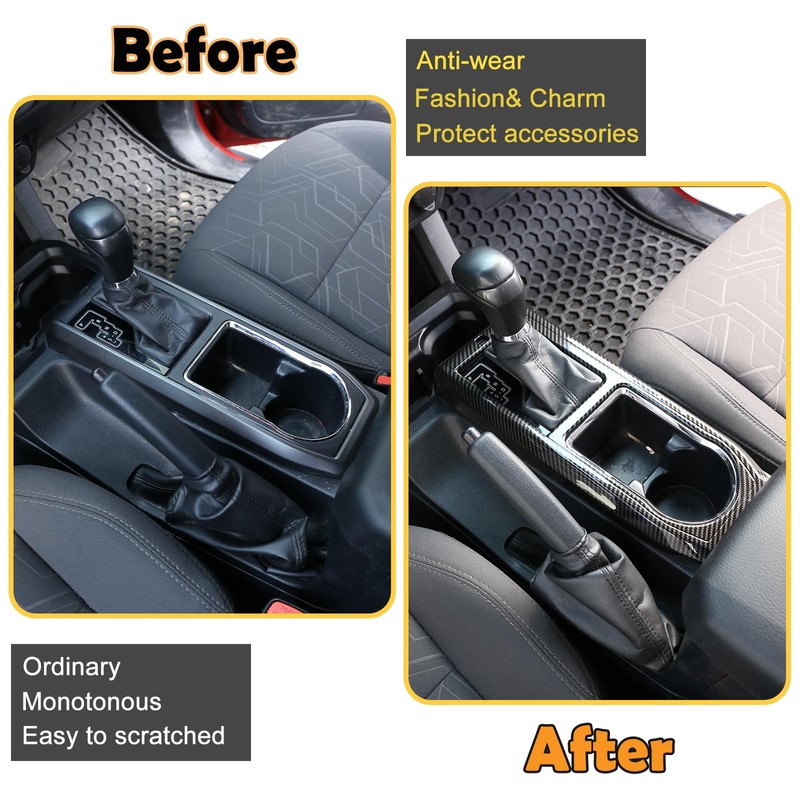 CHEAYAR Gear Shift Panel Trim Cover Compatible with Toyota Tacoma
